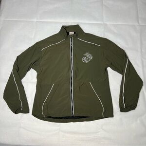 New Balance Mens US Marine Corps Zip Warm Up Jacket Size Medium